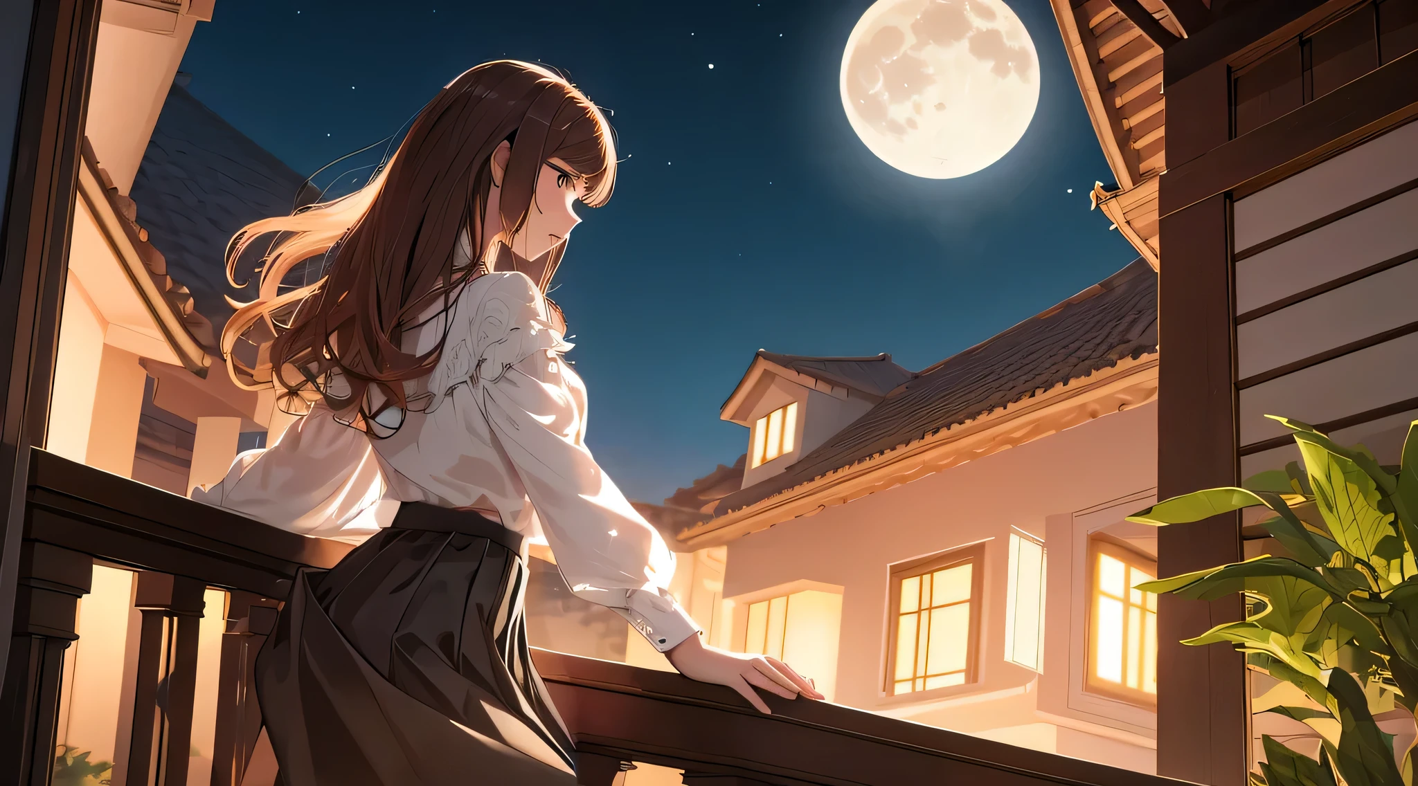 black long skirt