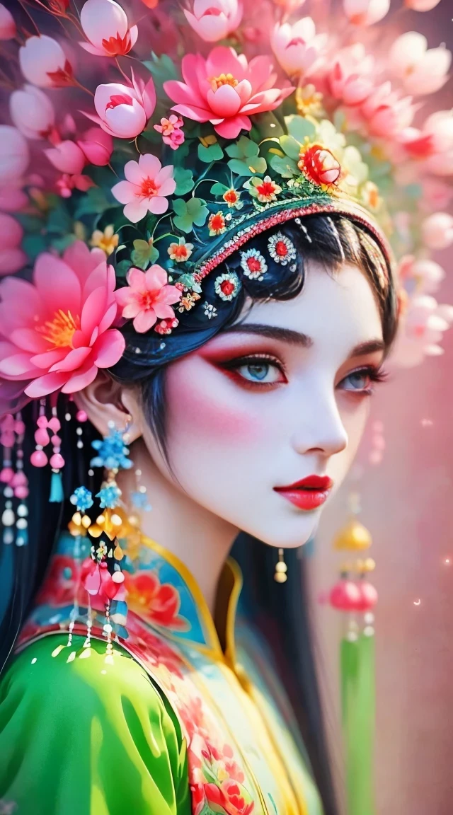 (Ridiculous, high resolution, super detailed), 1 girl, alone, extremely detailed eyes, (official art, Beautiful and beautiful:1.2), (Fractal art:1.3), colorful, most detailed