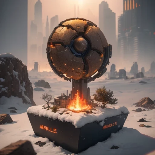 3798年Mars realistic model, (The hair ends are forked, original photo, best quality, masterpiece:1.4),Steampunk Cyberpunk 6820 City,(CyberpunkMars light:1.3), Mars (related to land),(in a small nature box:1.3),Isometric, small nature, landscape on foundation,landscape,Saturn Landforms,Tilt-shift telephoto,Halogen giant snail god rectangular stone jade bright orange field,AD 6910,Odyssey,Firelight illuminates the ice and snow in the middle of the night,Unreal Engine,Cyberpunk Apocalypse,science fiction stereogram,Digital 3D,CG art