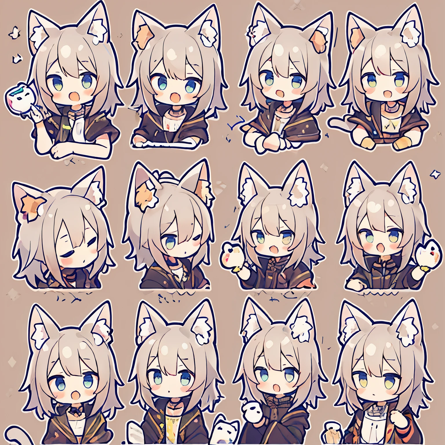 Cat ear,juvenile,individual,doll