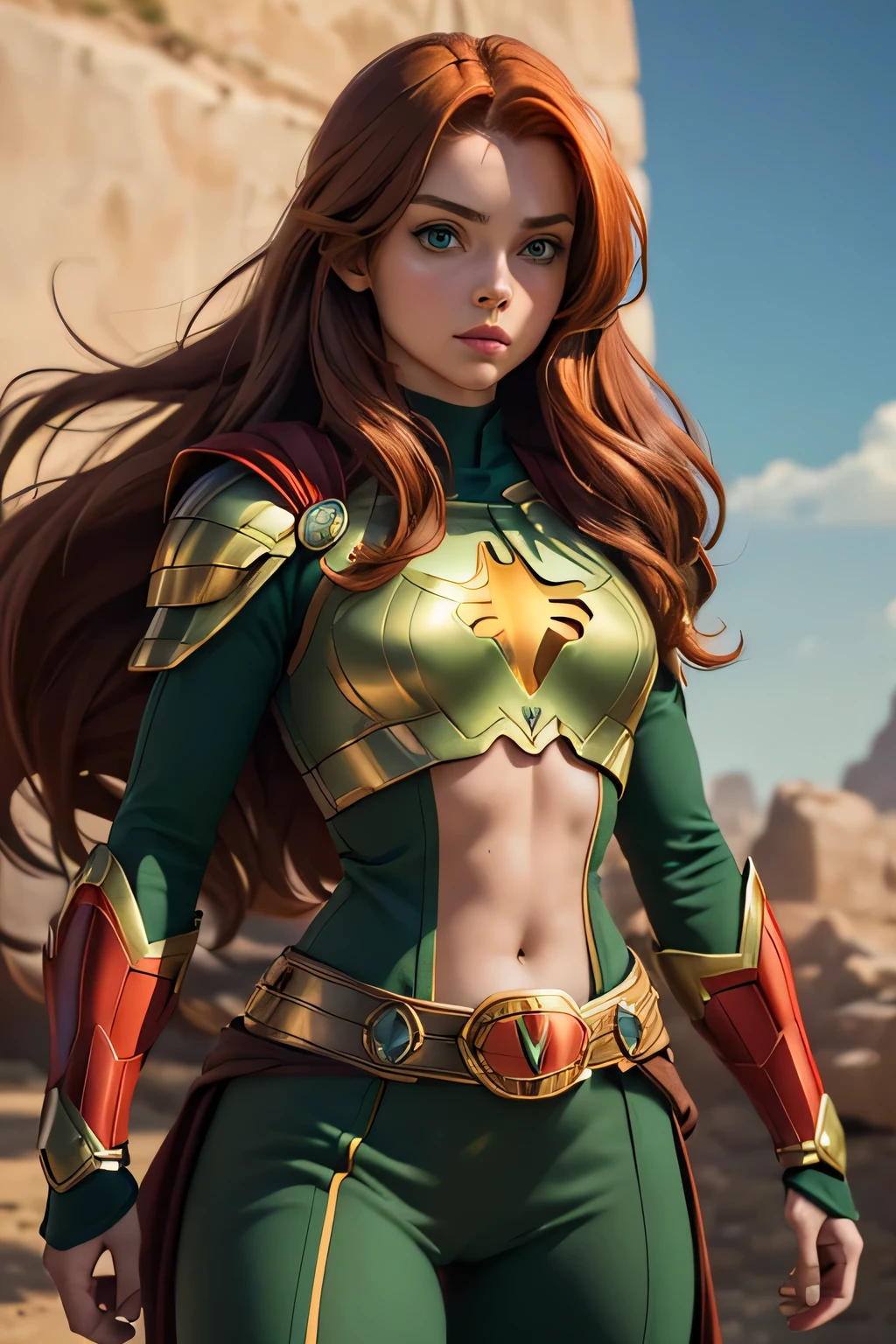 Foto crua, mulher bonita, detalhou o corpo delineado com cosplay do mais marvel, seios muito grandes, seios grandes