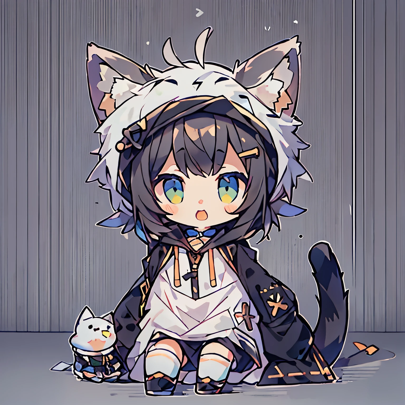 Cat ear,juvenile,individual,doll