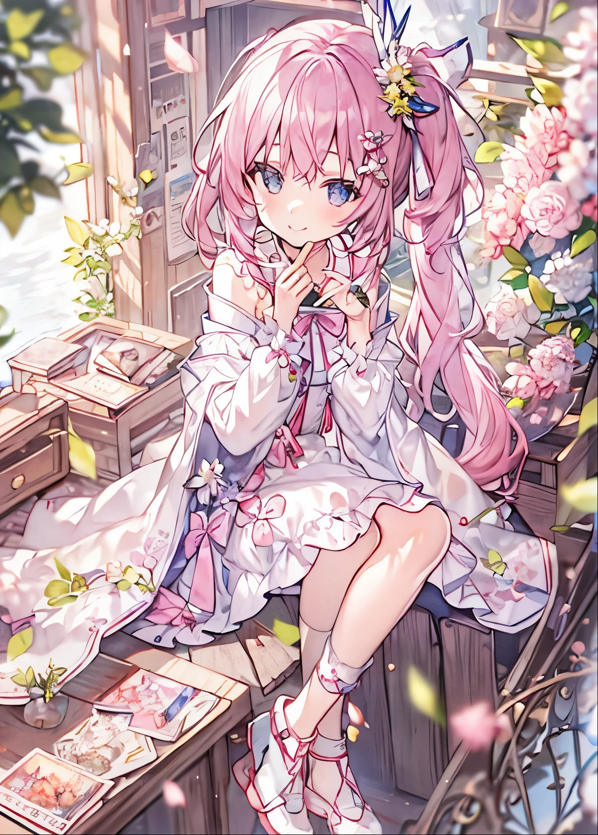 (masterpiece),Exquisite details,clear picture,cute smile girl