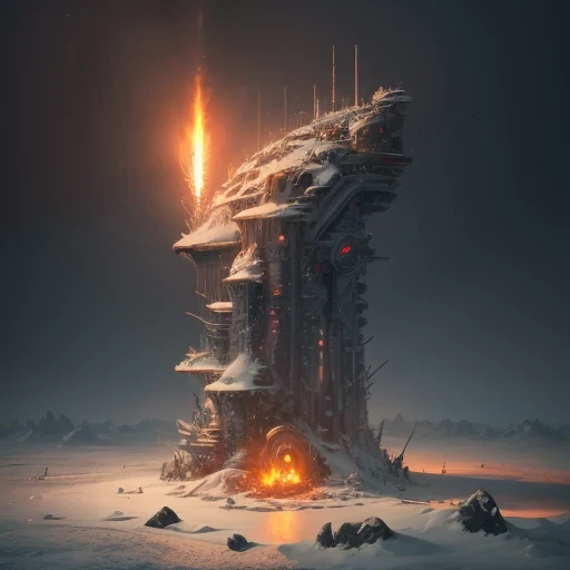 3798年Mars realistic model, (The hair ends are forked, original photo, best quality, masterpiece:1.4),Steampunk Cyberpunk 6820 City,(CyberpunkMars light:1.3), Mars (related to land),(in a small nature box:1.3),Isometric, small nature, landscape on foundation,landscape,Saturn Landforms,Tilt-shift telephoto,Halogen giant snail god rectangular stone jade bright orange field,AD 6910,Odyssey,Firelight illuminates the ice and snow in the middle of the night,Unreal Engine,Cyberpunk Apocalypse,science fiction stereogram,Digital 3D,CG art