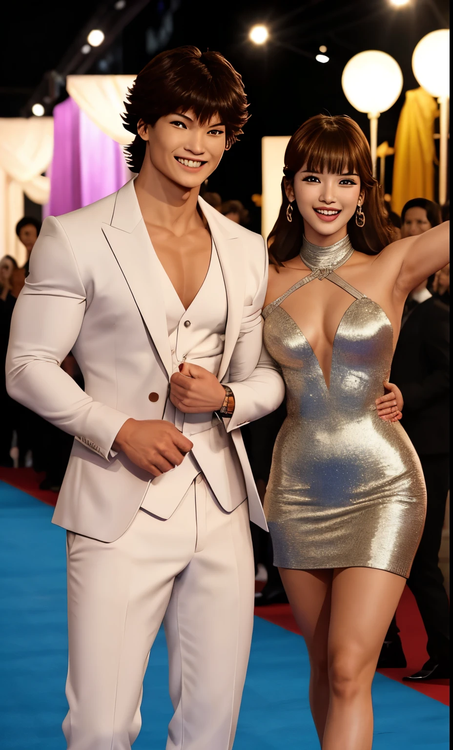 Lisa and jong kook in mat gala