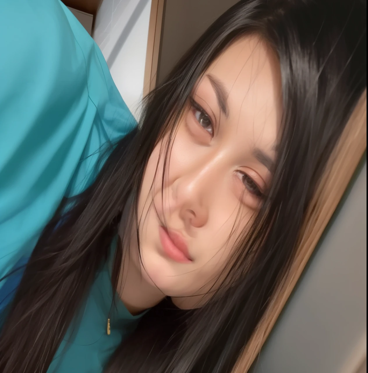 there is a woman with long black hair smiling at the camera, profile image, alanis guillen, lorena avarez, anastasia ovchinnikova, profile pic, fernanda suarez, ayahausca, taken in the early 2020s, 30-year-old woman from cuba, by Nándor Katona