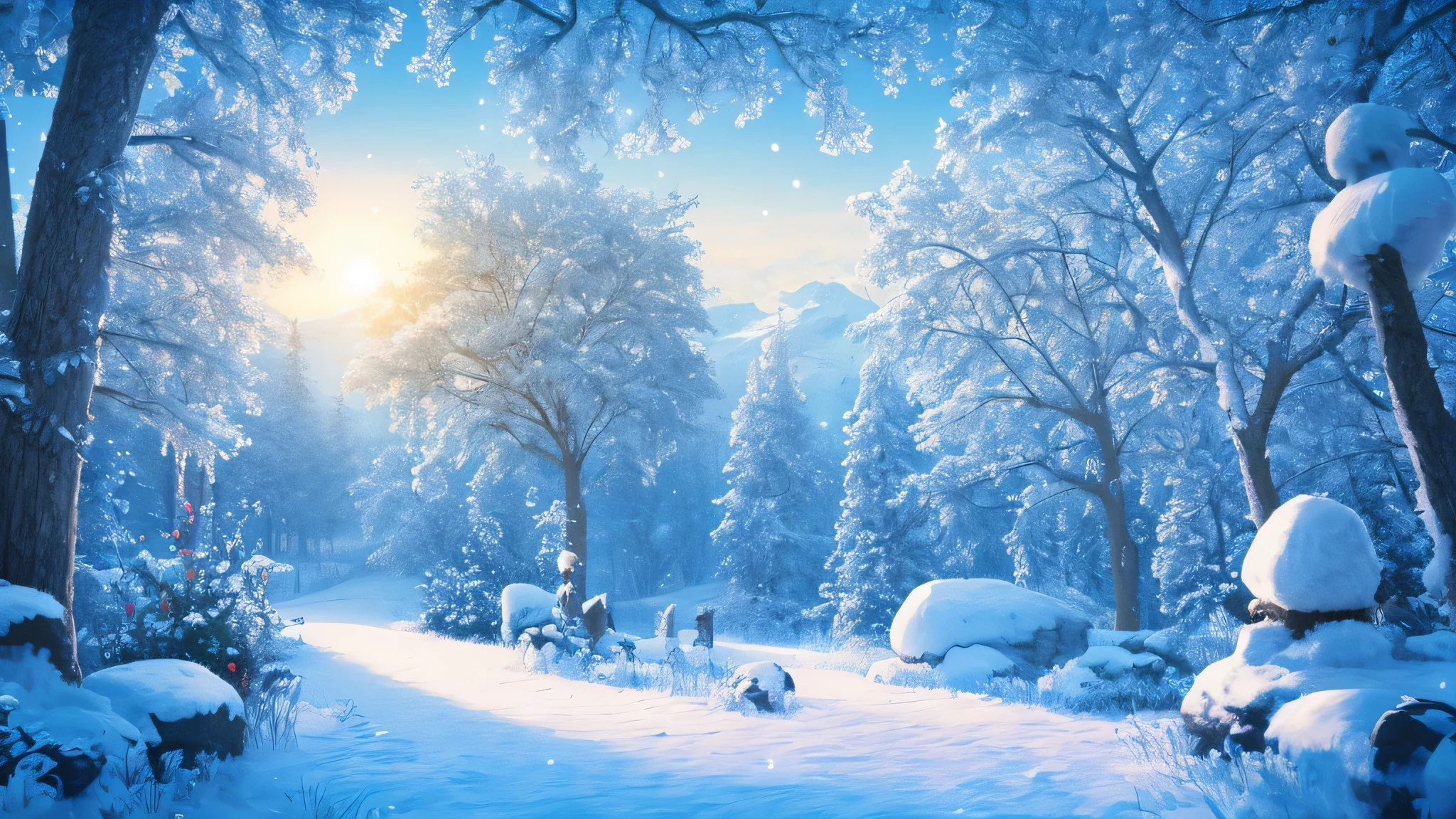 Winter Wonderland - V 4,fairy tale,background only