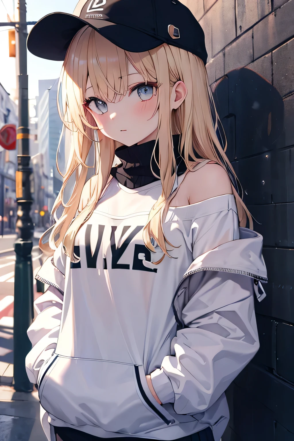 Serious teenage girl, Messy blonde, White eyes, Scar on one eye, Sunburned skin, Stylish black and white outfit, Attractive body, Dark and cold look, Detailed portrait, 8k, photograph (Highest quality) . ,4K,8k,High resolution,masterpiece:1.2),Very detailed,(Realistic,photoRealistic,photoRealistic:1.37),Vibrant colors,Sharp focus,Physically Based Rendering,Very detailedな,Professional tongue out, whole body,Thin legs,Beautiful legs,Blushing, smile, Sexy pose,Cute gestures,cute,chest,