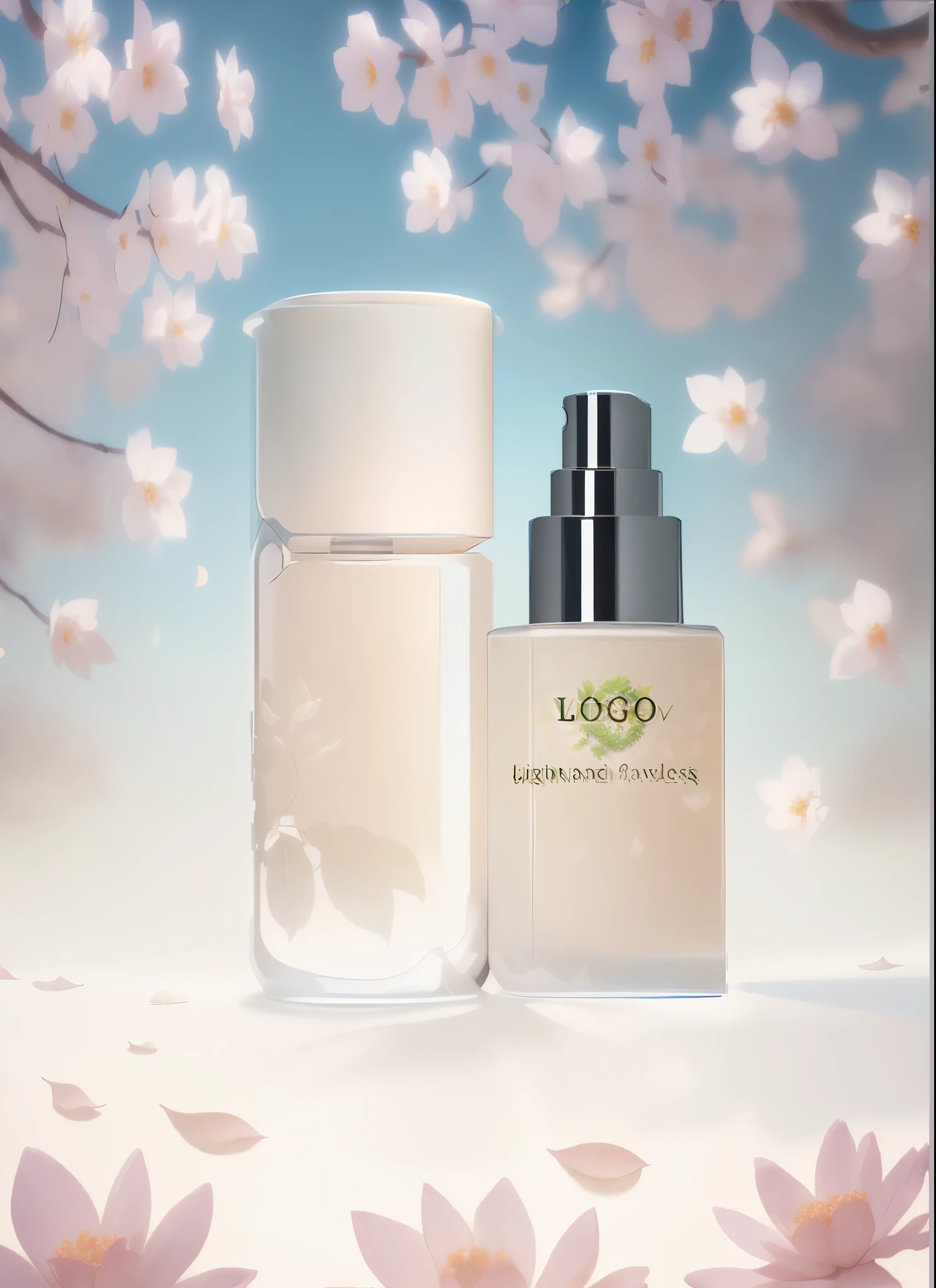 masterpiece, best quality, (Very detailed CG unified 8K wallpaper) (best quality), (Best Illustration), (best shadow) Delicate leaves of nature valley with petals of various colors falling in the sky ray traced, Super detailed, label white, Background solid color, soft light,