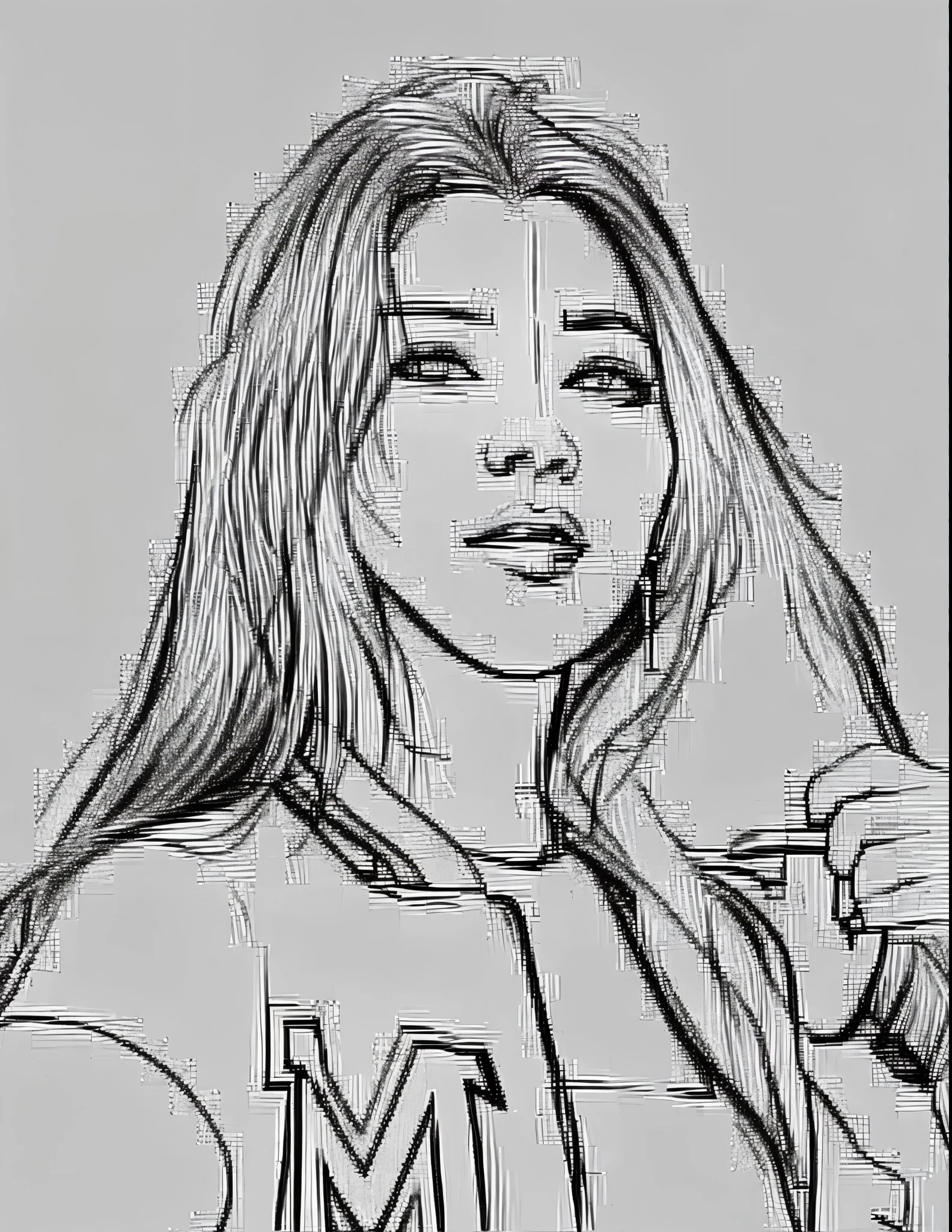 "Realistically detailed pencil sketch of a girl with impeccable quality, capturing the essence of the provided photo."