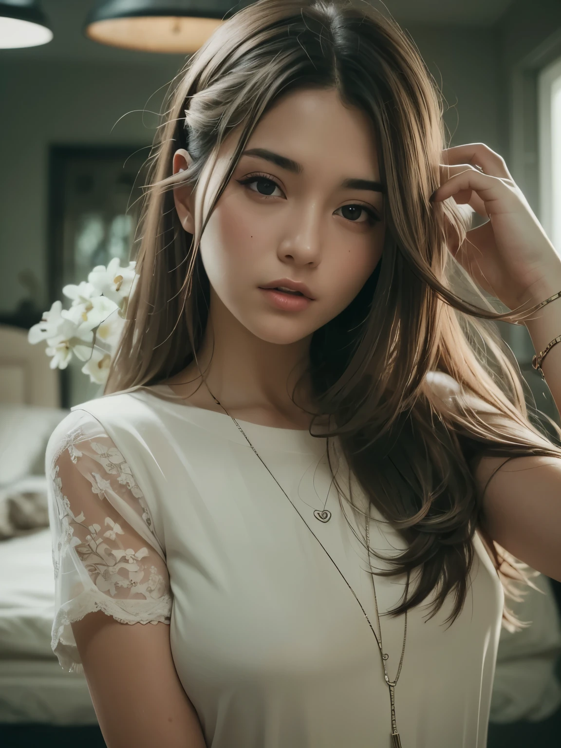 Masterpiece, RAW photo,photorealism,high resolution,best quality,high definition, perfect composition, perfect face, perfect body, 32K,cinematic lighting, tit fuck
