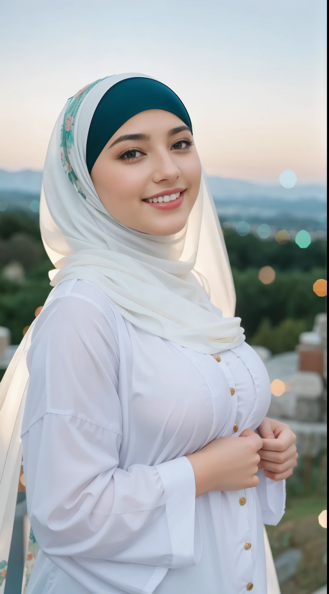 Big breast hijab