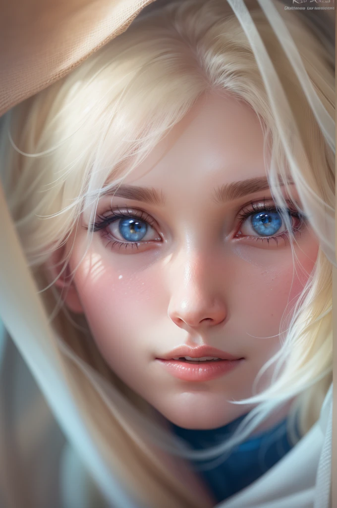 Blonde woman with blue eyes and veil on head、soft portrait shot 8k、realistic beautiful face、8K portrait rendering、realistic beautiful face、beautiful realistic face、Photorealistic anime girl rendering、surreal beautiful face、8K realistic digital art、realistic digital art 4k、realistic digital art 4k、highly realistic digital art,{{{{dynamic angle whole body}}}},{{{{dynamic angle whole body}}}}