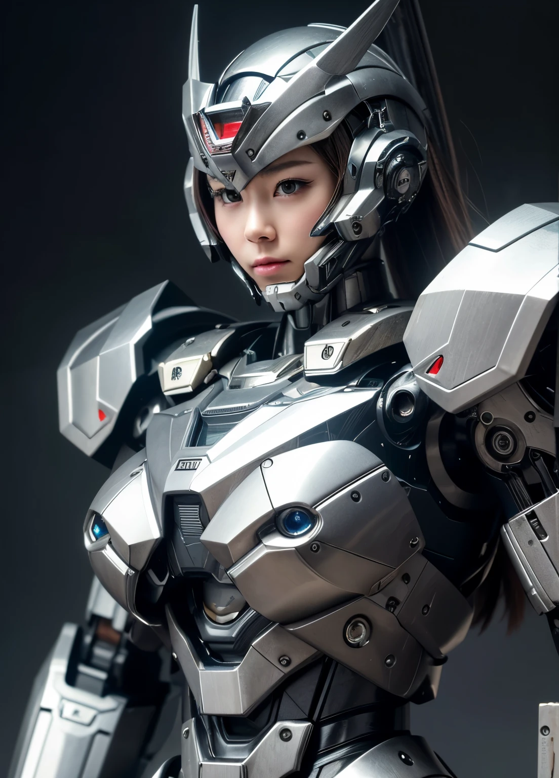 Super detailed, advanced details, high quality, 最high quality, High resolution, 1080p, hard disk, beautiful,(war machine),beautifulサイボーグ女性,Mecha cyborg girl,battle mode,Mecha body girl,She is wearing a futuristic war machine weapon mecha