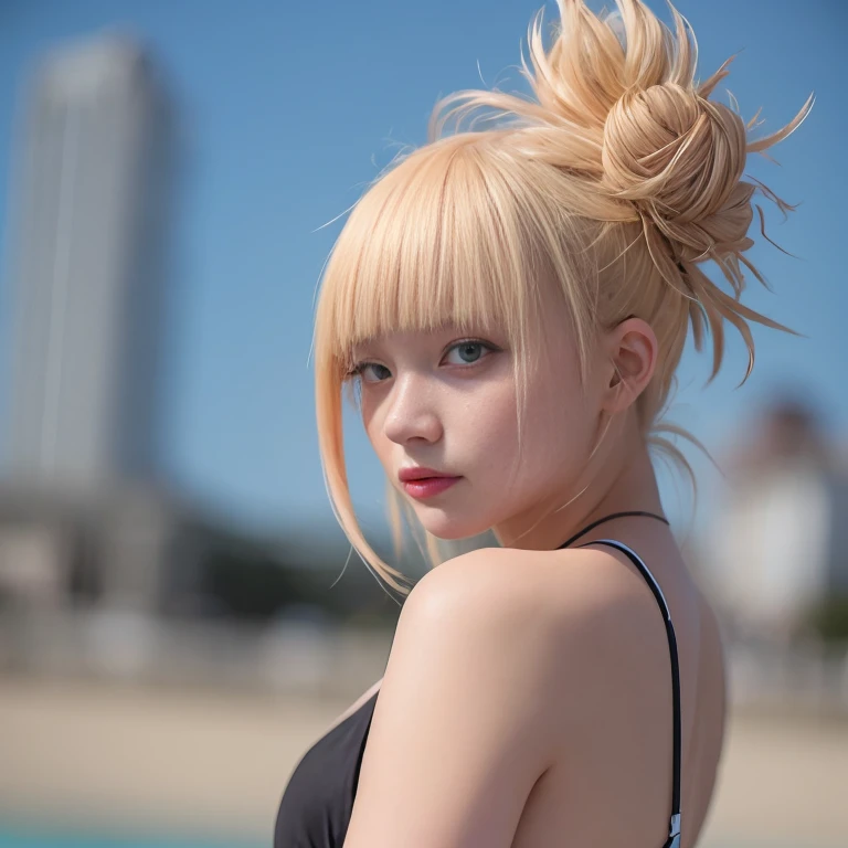 masterpiece,20-year-old,cute,swimsuit,blonde