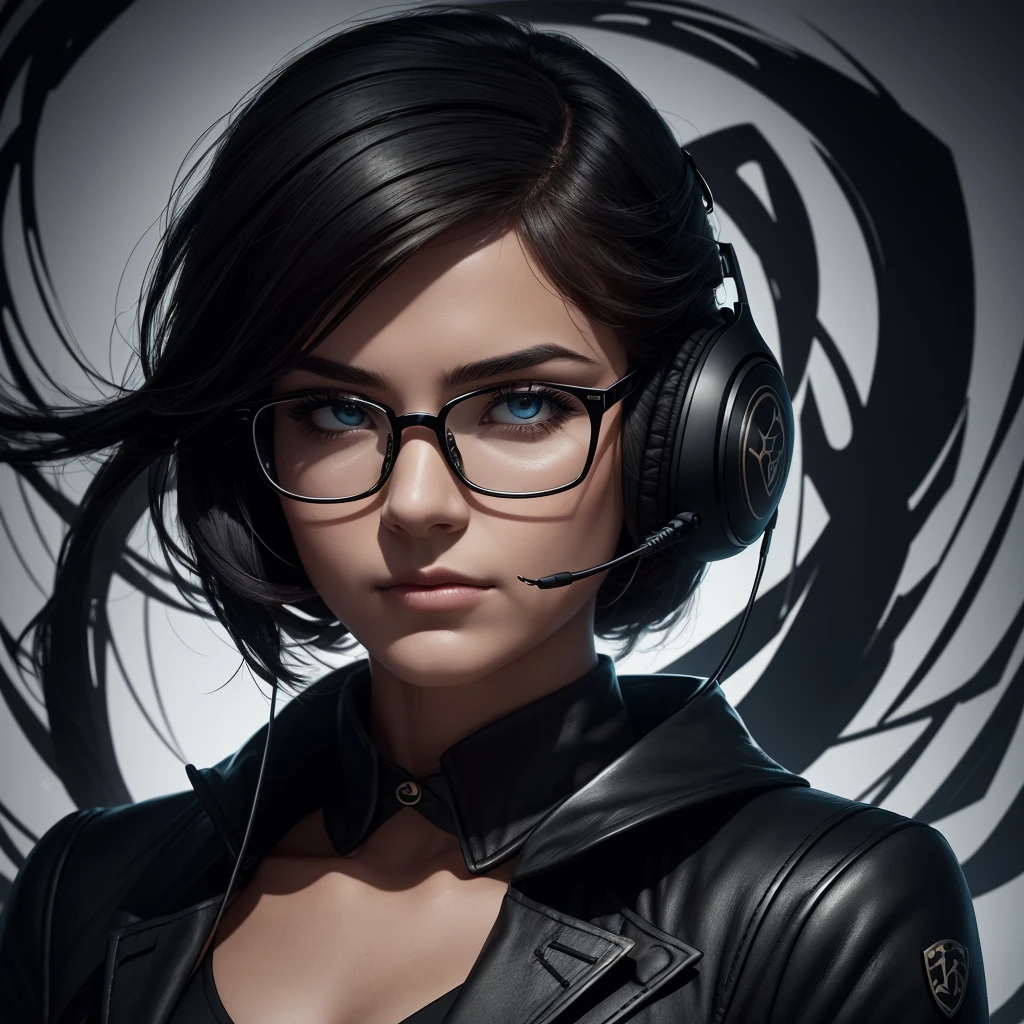 A mesmerizing emblem of enigmatic allure, a disembodied head dons black headphones and glasses against an obsidian backdrop. The silhouette boasts a stark, impenetrable black outline, intensely highlighted for captivating effect. The features of the face, absent of a nose and mouth, imbue an intriguing air of mystery, perfect for brand Charger's sleek and enigmatic identity. --s2

Inspired by the masters:
- Dan Mumford's heraldic silhouettes
- Greg Rutkowski's logo masking style
- James Jean's dramatic shadow play

Maj