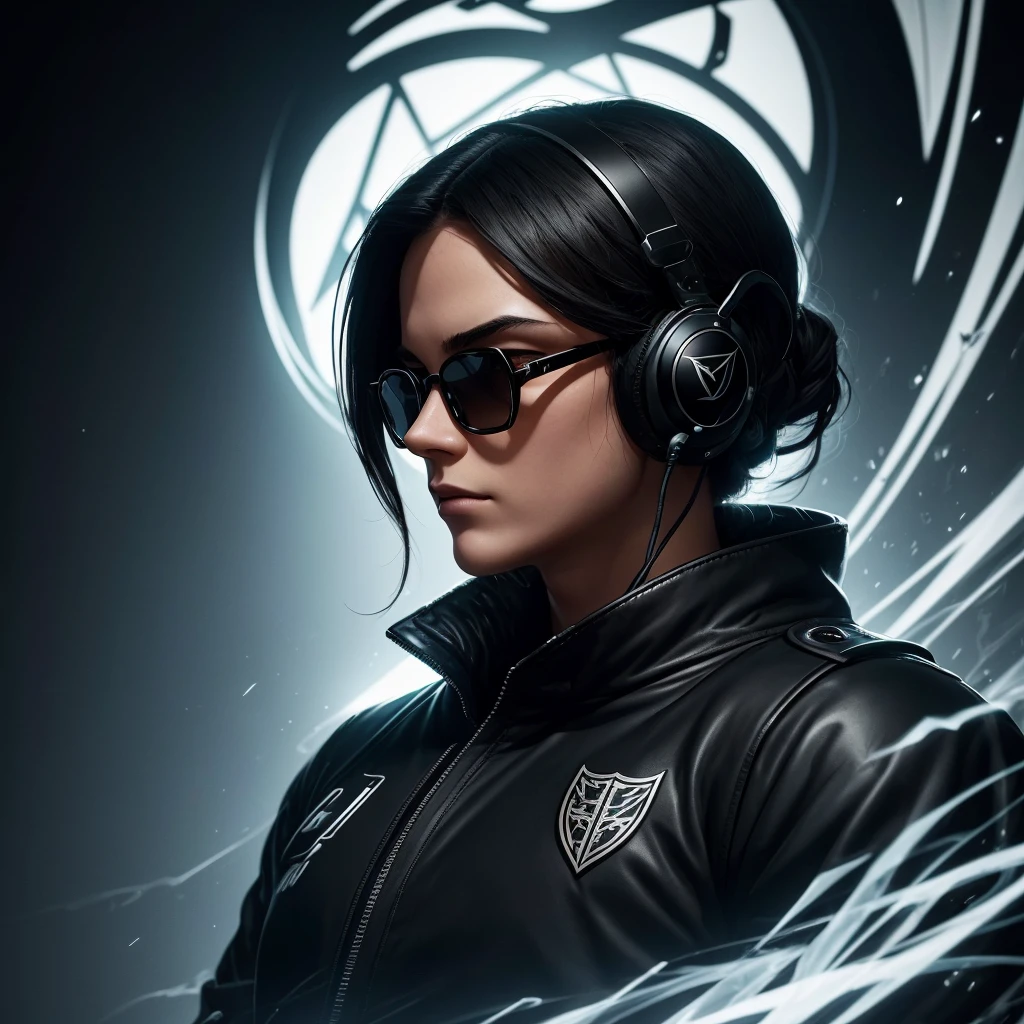 A mesmerizing emblem of enigmatic allure, a disembodied head dons black headphones and glasses against an obsidian backdrop. The silhouette boasts a stark, impenetrable black outline, intensely highlighted for captivating effect. The features of the face, absent of a nose and mouth, imbue an intriguing air of mystery, perfect for brand Charger's sleek and enigmatic identity. --s2

Inspired by the masters:
- Dan Mumford's heraldic silhouettes
- Greg Rutkowski's logo masking style
- James Jean's dramatic shadow play

Maj