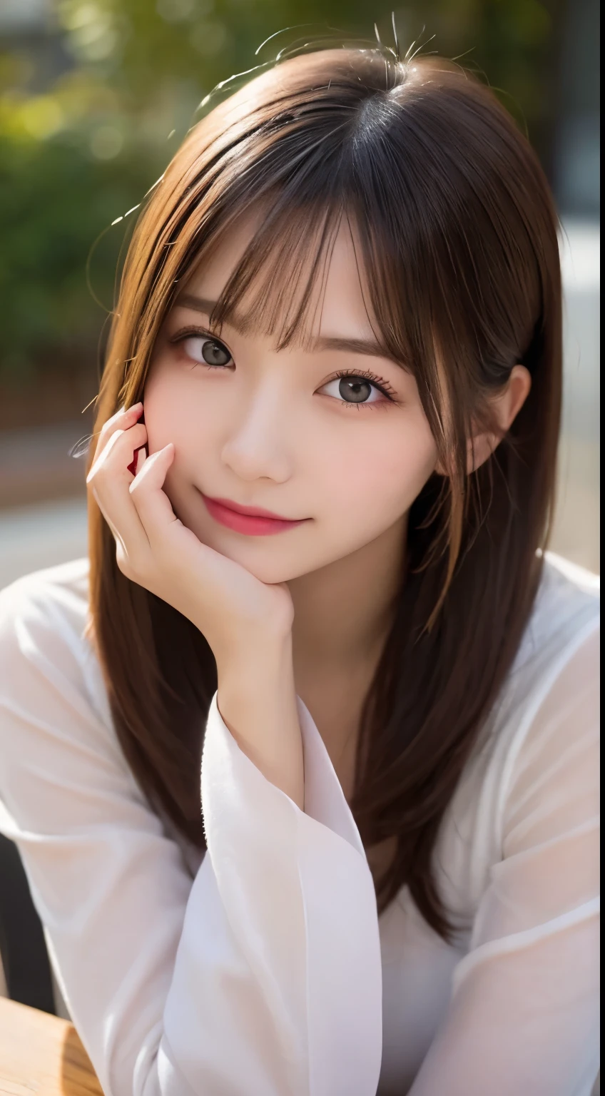table top, highest quality, shape, Super detailed, finely, High resolution, 8k wallpaper, 完璧なダイナミックな構shape, beautiful and detailed eyes, straight hair, small breasts, natural color lip, random sexy pose,smile,20 year old girl、midnight、beautiful and detailed face、perfect and beautiful face,Big eyes、RAW photo、Expressing feminine poses with your whole body、beautiful and detailed eyes、small face、beautiful duplex、slim face and style,pale pink long sleeve dress、beautiful golden ratio face,twin ponytail hair,bright look,Photographed focusing on beautiful legs、real photos