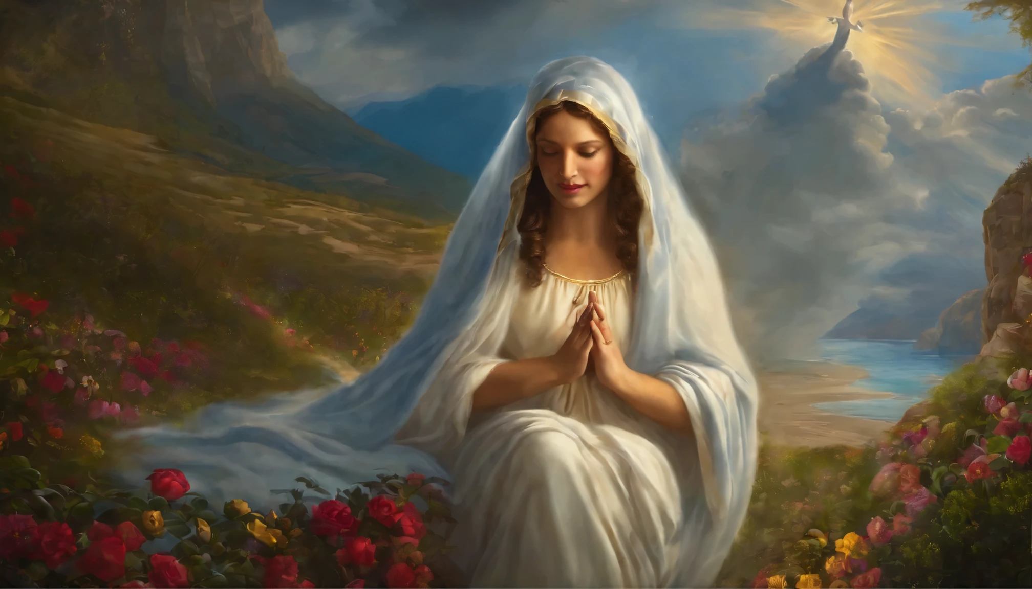 maria, Mother of Jesus Christ, uma linda mulher, queen of heaven, nossa senhora, Mother of God.