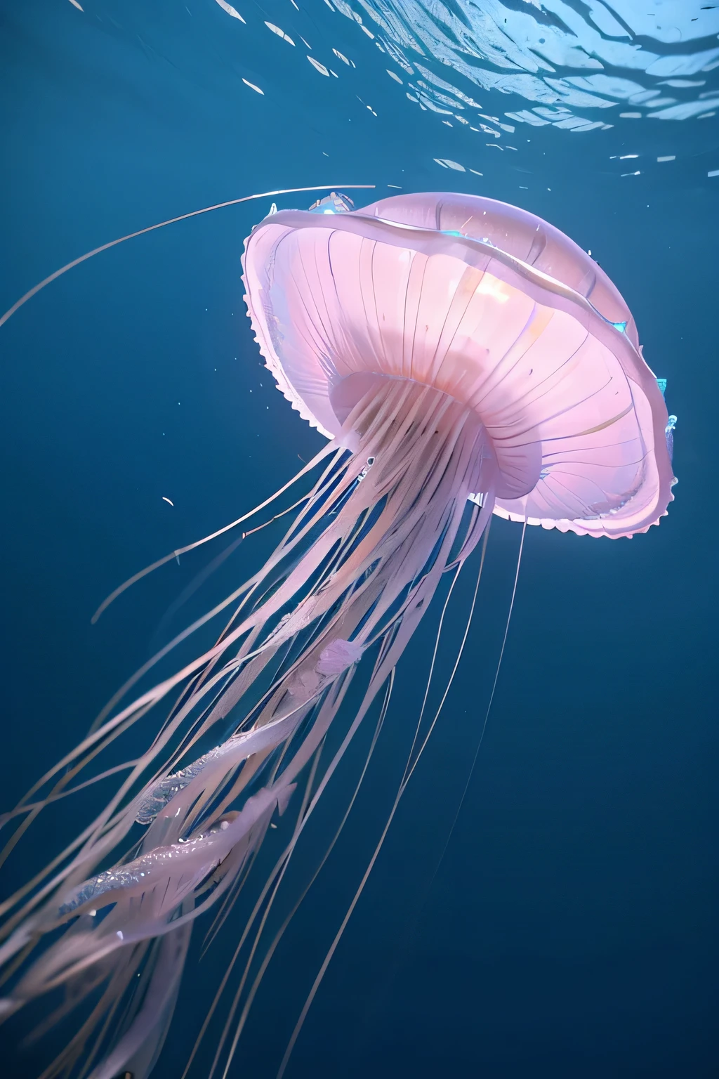 jellyfish，很多jellyfish，色彩多样的jellyfish