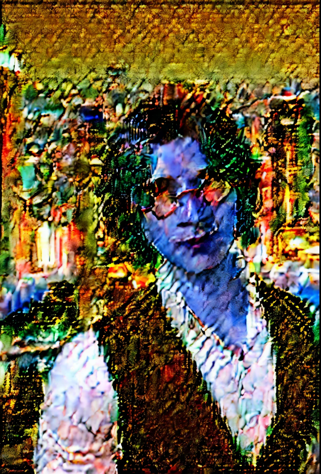 Simon Petrikov, solo, looking at viewer, short hair, brown hair, shirt, 1boy, white shirt, upper body, male focus, glasses, hair over one eye, vest, lips, night, sunglasses, building, black vest, city, realistic, cityscape, city lights