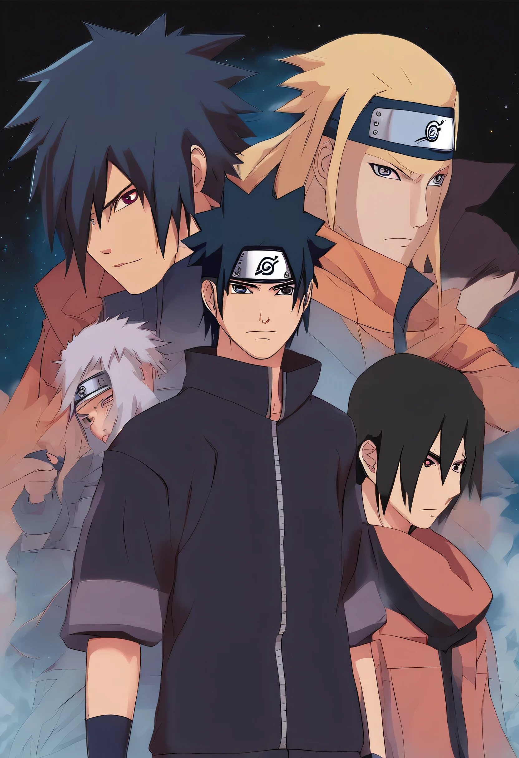 pic of naruto, sasuke, sakura, itachi