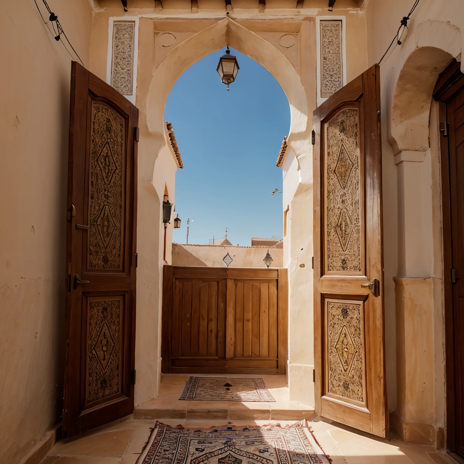 The Moroccan example that says follow the liar to the door of the house