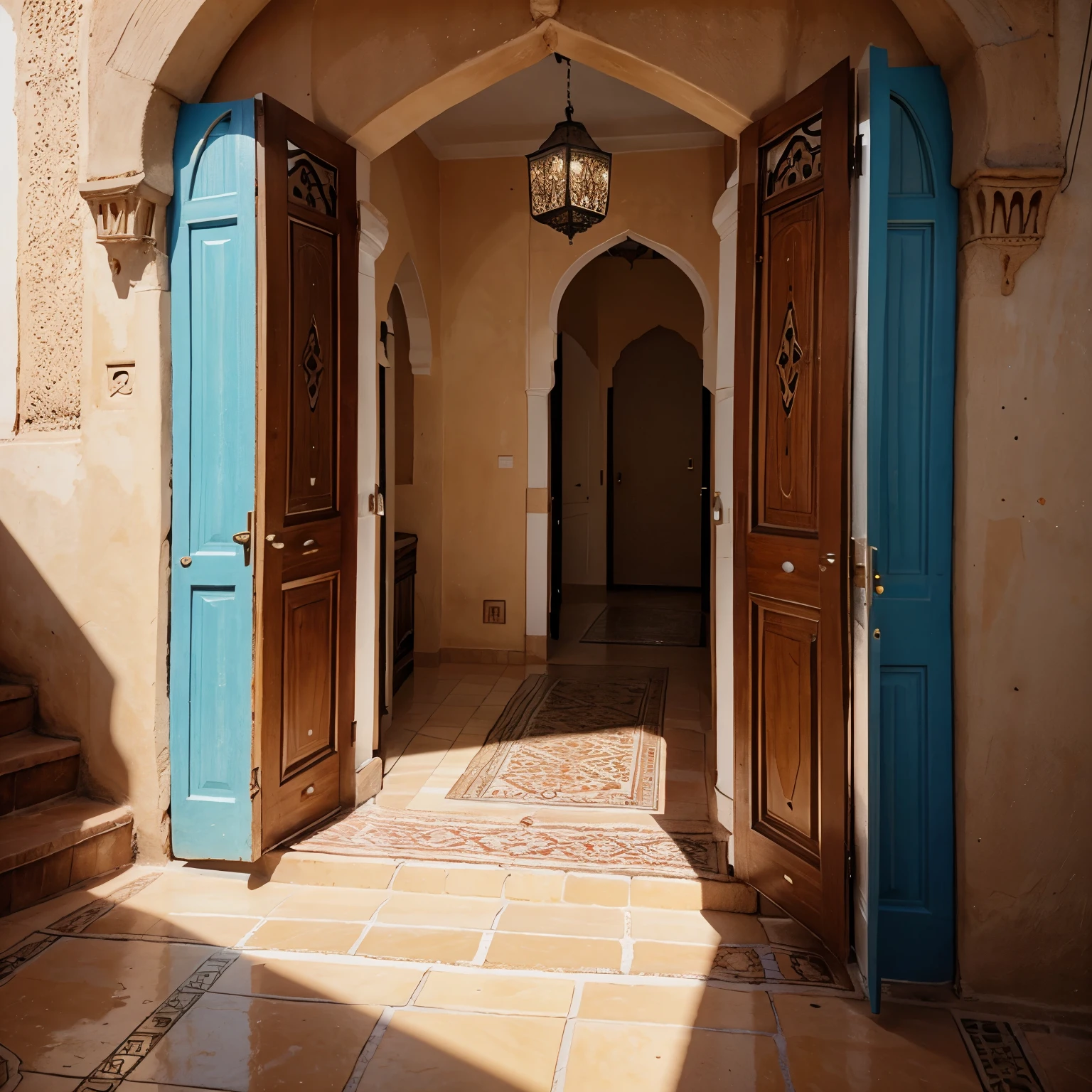 The Moroccan example that says follow the liar to the door of the house