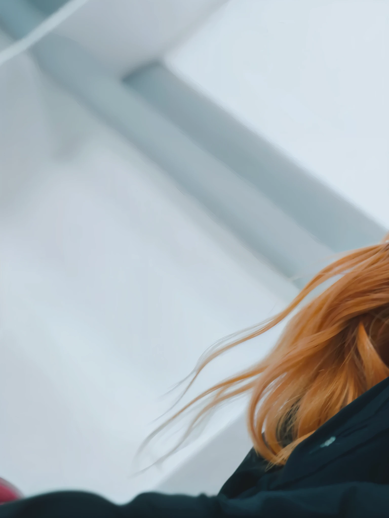 araffe girl red hair smoking a cigarette in a room, portrait of Jossi of blackpink, Jossi of blackpink, Sun Yunju, Roseanne Park of blackpink, Lalisa Manoban แห่ง Blackpink, Lalisa Manoban, okay, Chia, She has long orange hair., lily, Taejoon Kim, red hair, Cl