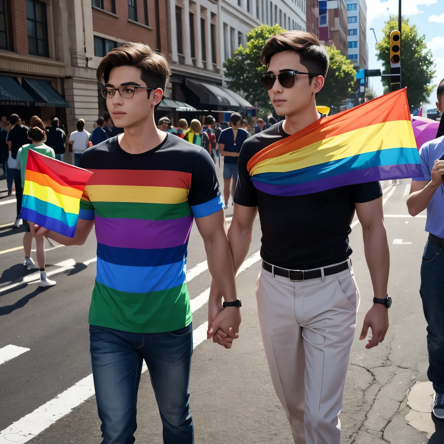 Showing support against homophobia