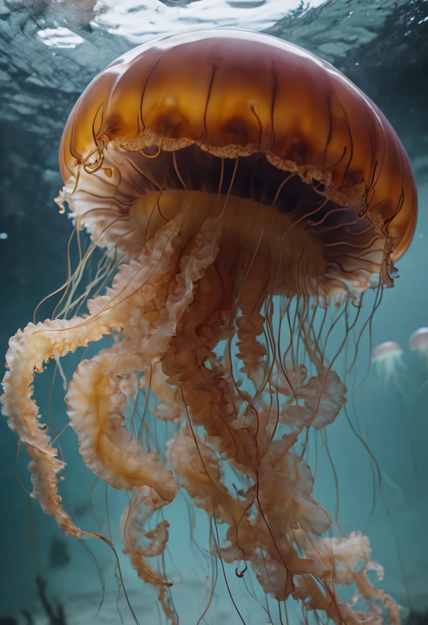 Jellyfish by tim_walker, best quality, masterpiece, Representative work, official art, Professional, Ultra intricate detailed, 8k