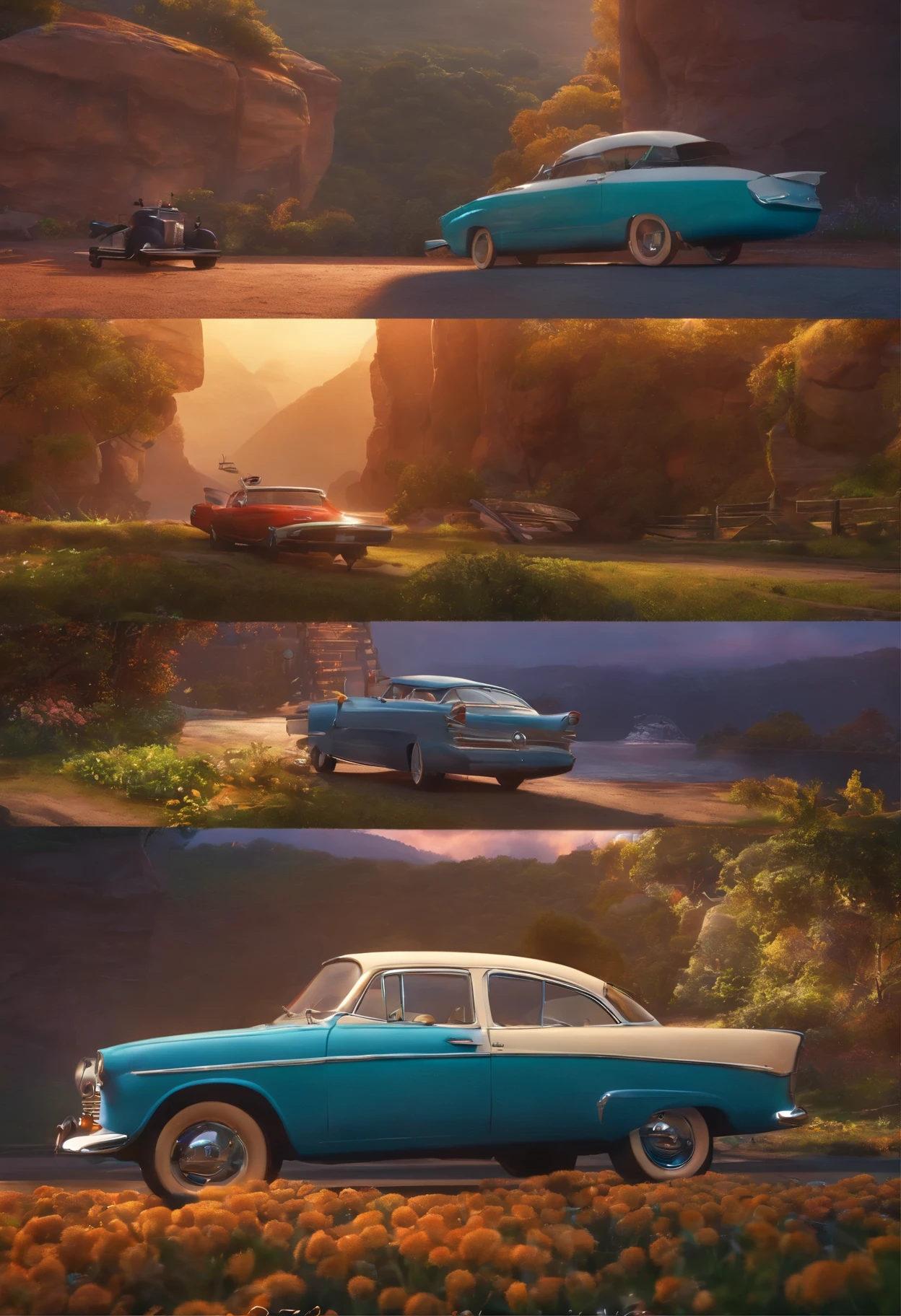 Imagem 2023 estilo filmes Pixar, Com nome "Valdecir", Poster, with credits