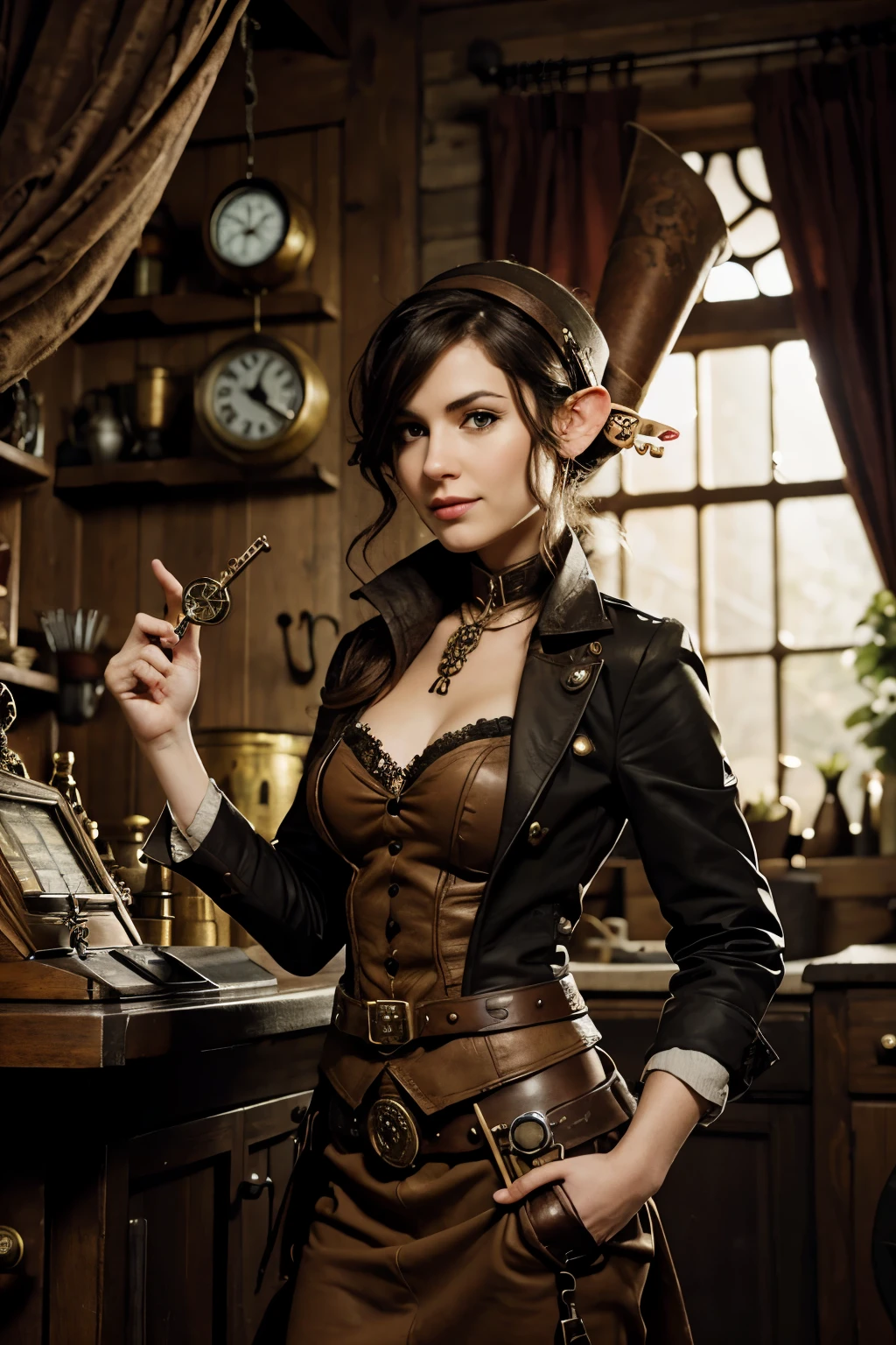 steampunk elf clocksmith
