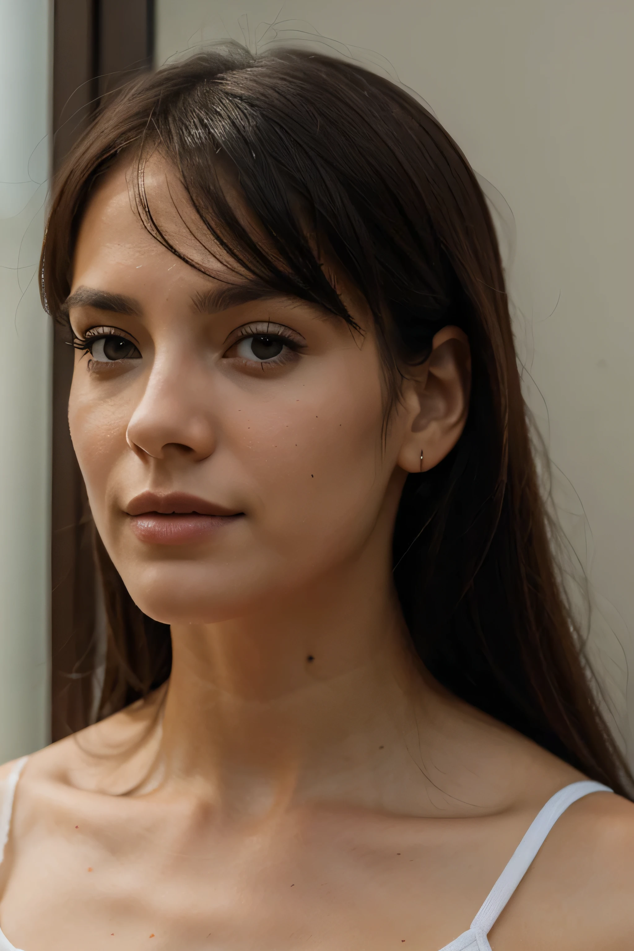 close up shot ,front face realistic 4k hdr , natural light ,realistic texture