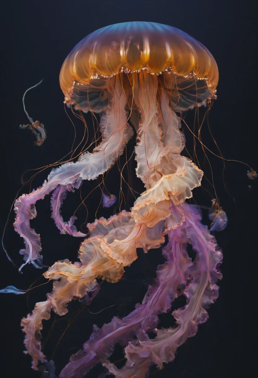 Jellyfish, best quality, masterpiece, Representative work, official art, Professional, Ultra intricate detailed, 8k