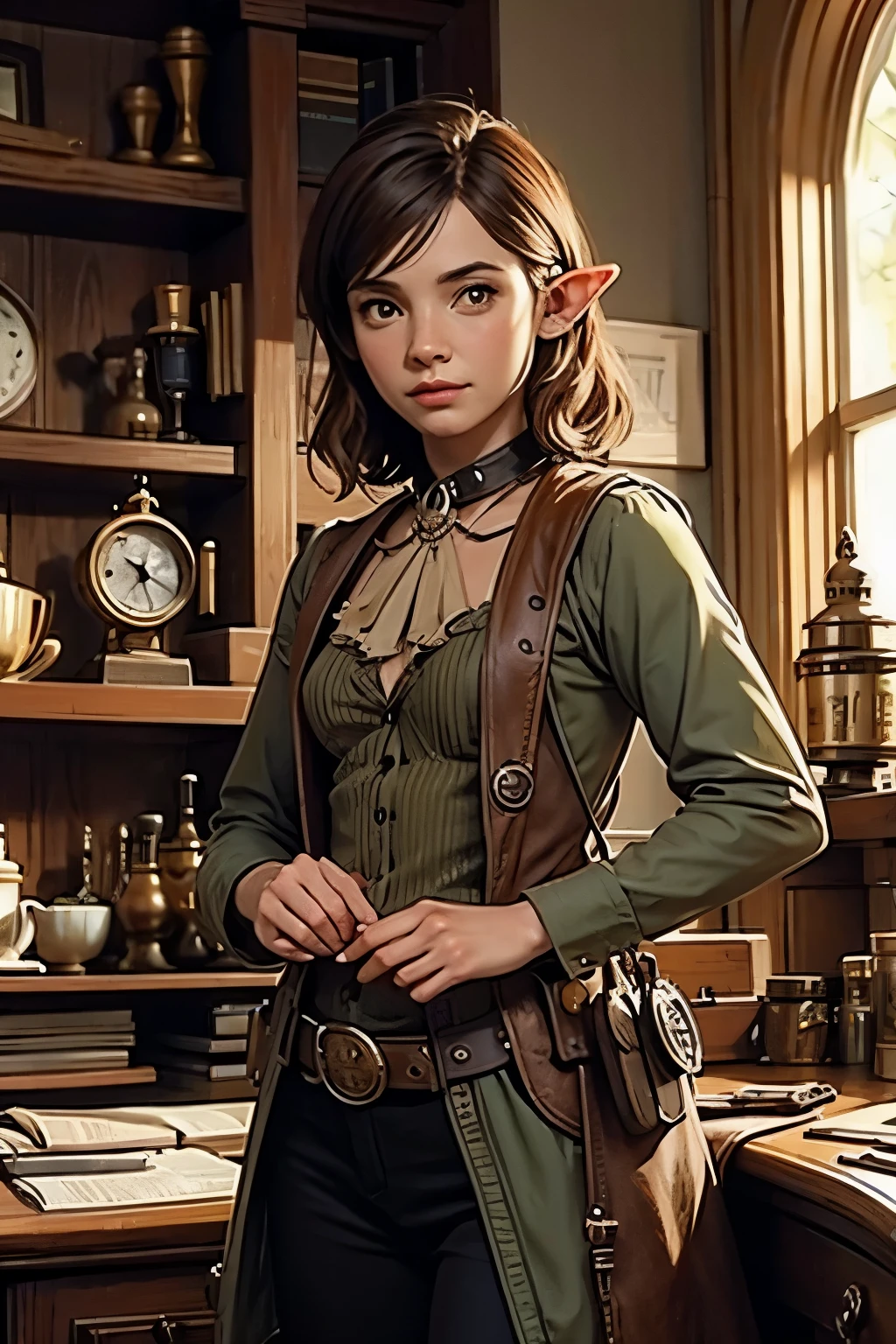 steampunk elf clocksmith