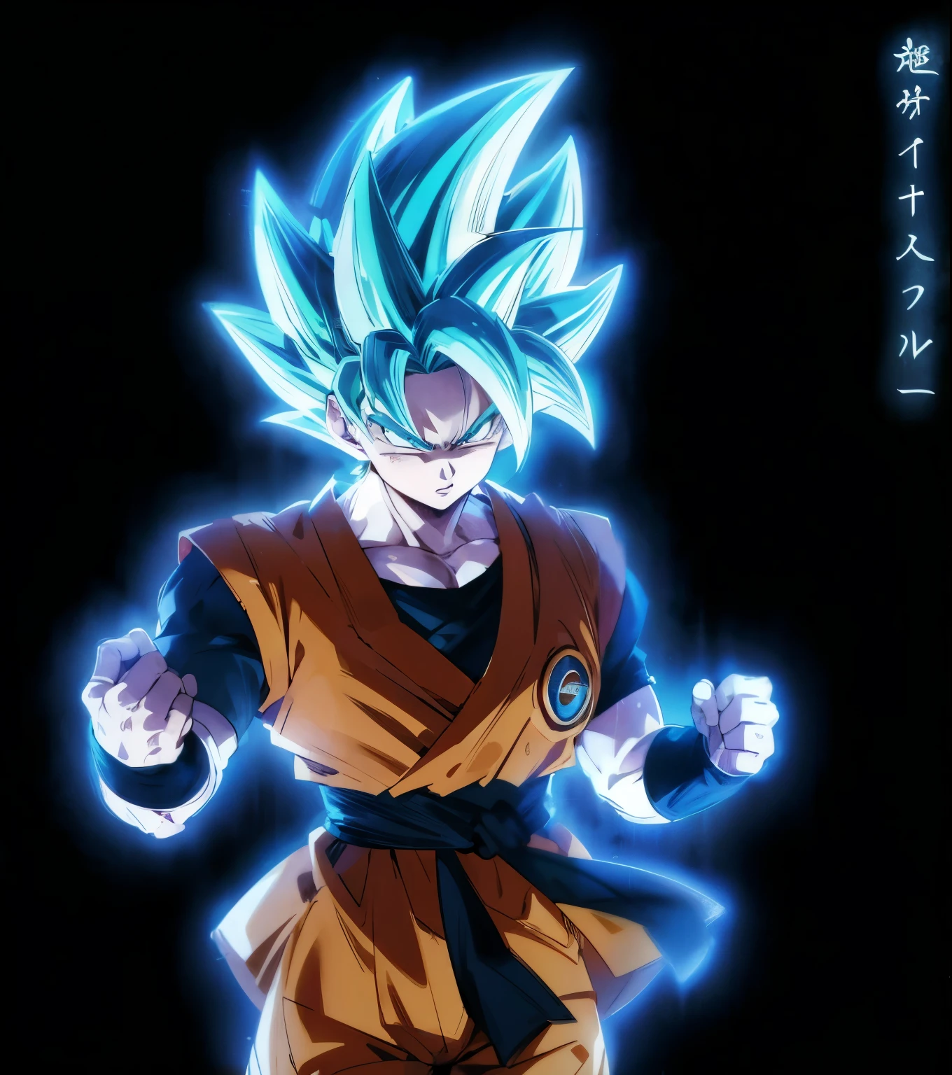 a close up of a person in a costume with a blue light, super saiyan blue, son goku, super sayian goku, super saiyan, super saiyan goku, human goku, character dragonball, ultra instinct, goku, goku from dragon ball, going super saiyan, super sayan, goku portrait, goku from dragonball z, portrait of goku, scarlet king