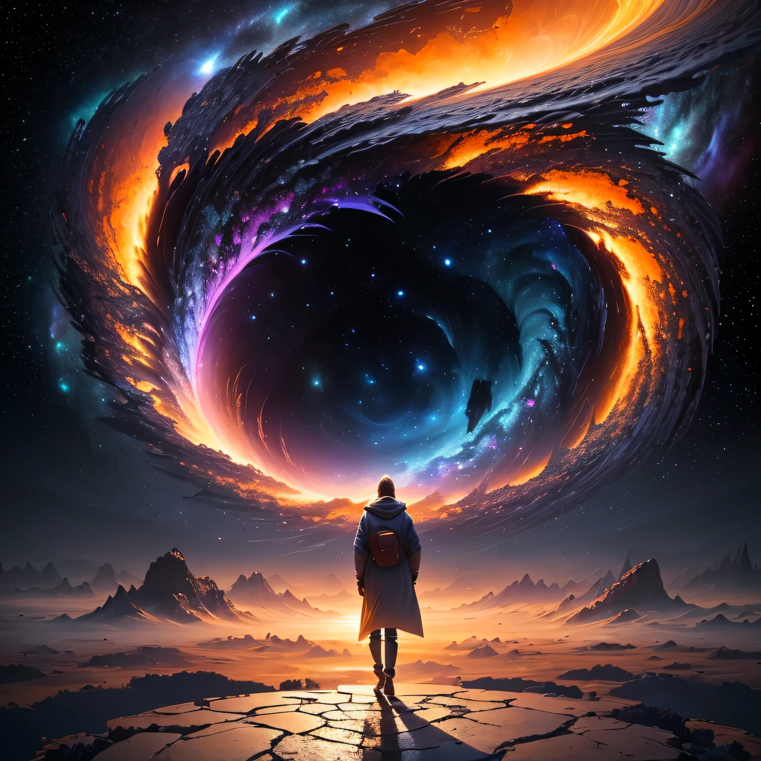 ((best quality)), ((masterpiece)), (high detail), (high resolution), Stare at the infinite length of the universe, endless galaxies, , black hole, exploding supernova, floating stars, endless spiral staircase, nebula, Relaxed, atmosphere, bright, Mike Escher, The Art of Sense Ijaye, Minimalism, Numeric code rotation, Matte painting "The more you know, the more you realize you don't know." 

So you need to embrace the journey of learning and self-discovery with humility and openness. 

Instead of feeling overwhelmed by the vastness of what you don't yet know, you should find inspiration in the endless opportunities for growth and understanding. Every new piece of knowledge gained is not just a destination reached, but a stepping stone to further exploration and enlightenment. 

So, let yourself approach life with curiosity and enthusiasm, knowing that each discovery brings us closer to a deeper understanding of ourselves and the universe around us.