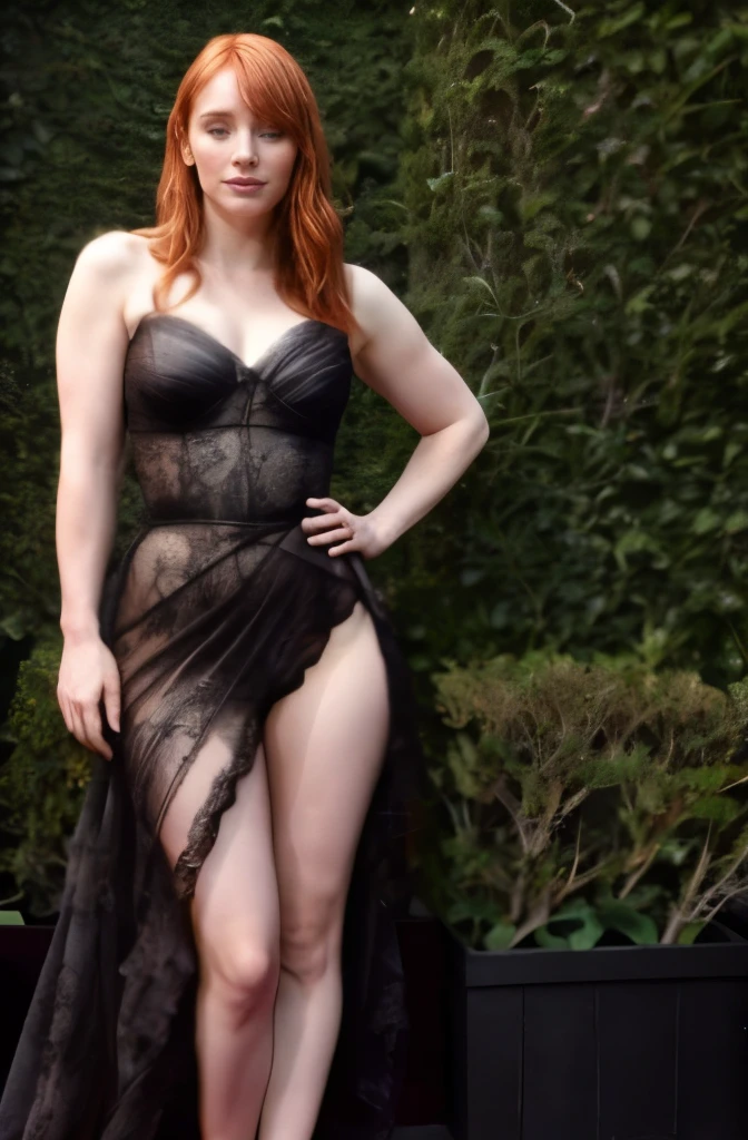 photo de bryce dallas howard, 27ans, robe transparente, HD, 8k, jambes, longues jambes,corps entier, gros seins, taille fine,