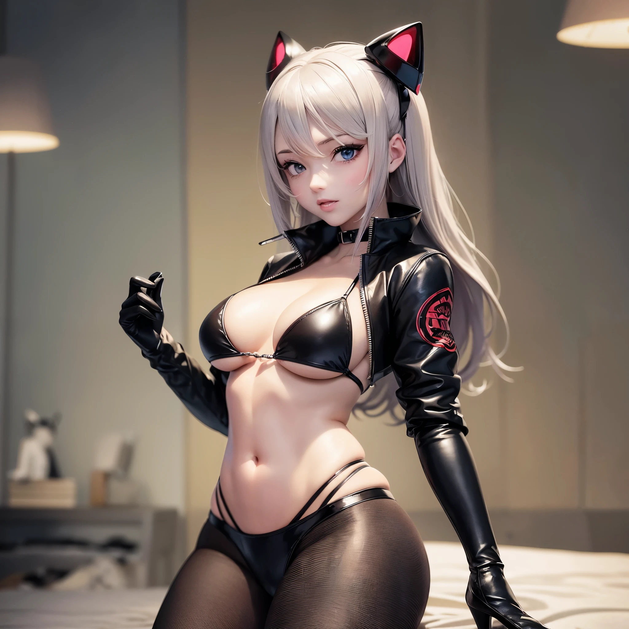 Belle en noir, nue figurine, nsfw, stylized anime, black sweatshirt and tight pants, nu dans un bikini, corps anthropomorphe, essential detail, maîtrise parfaite, 8k, cinematic lighting, HDR Lighting, sharp light, couleurs mutées --auto --s2

((en french : In black, a stylized figurine, nsfw, anime style, in a sleek black suit, a nu figure in a bikini, perfect anthropomorphic body, ultra-det