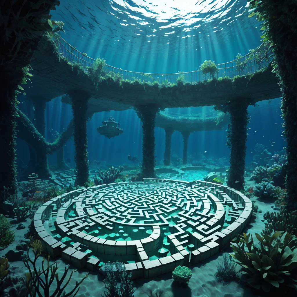 Underwater maze,