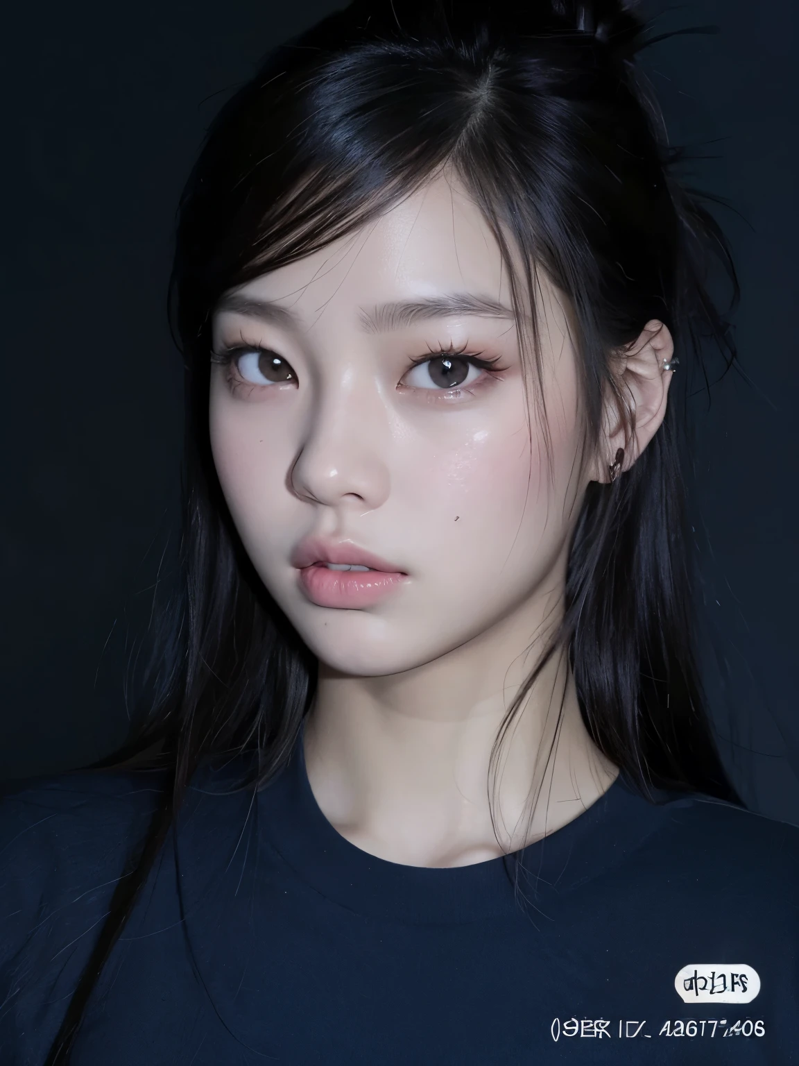 jennie pink black, blackpink jennie portrait, Beautiful young Korean woman, Leaked image, kim jennie de blackpink
