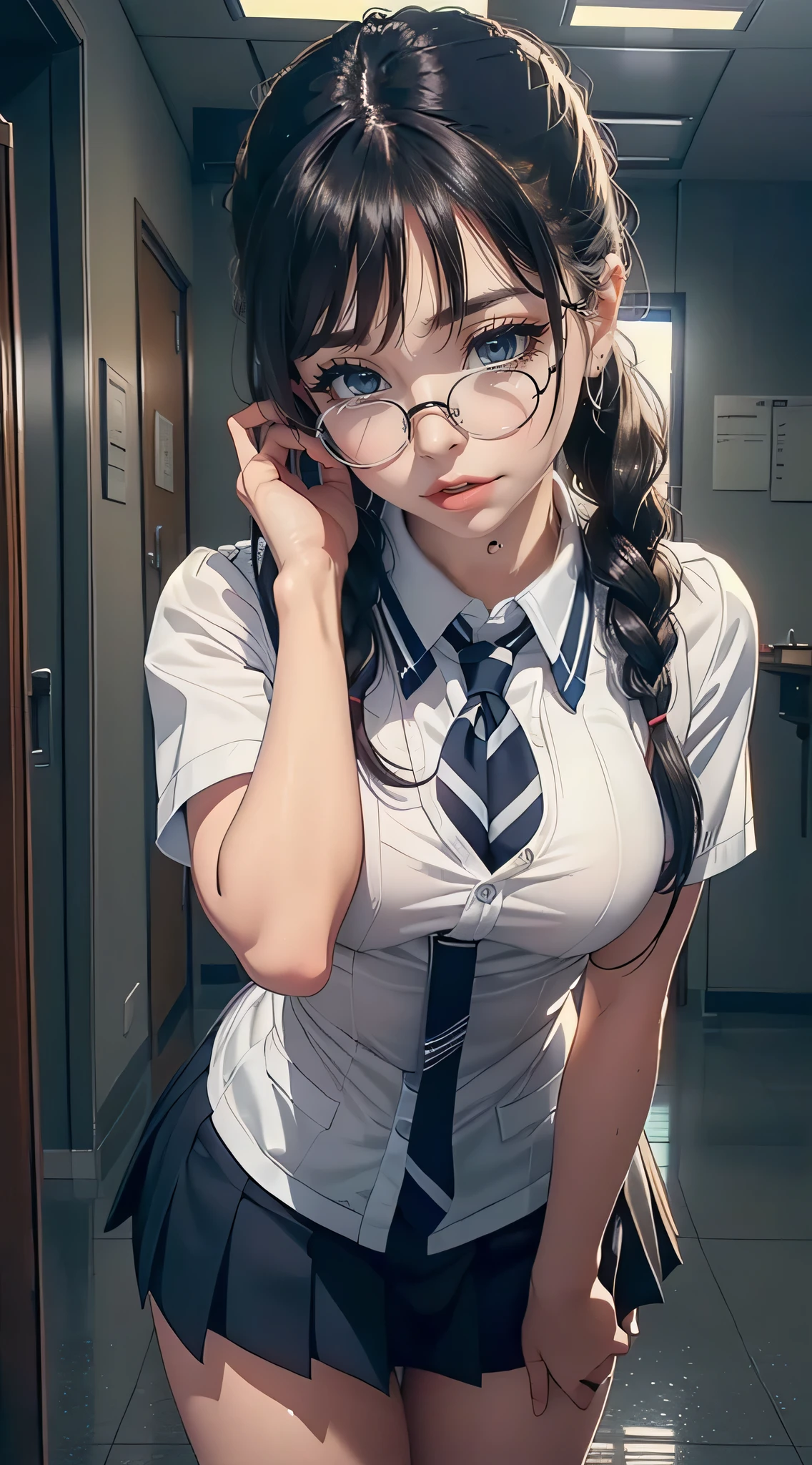 school uniform,(random place),(random porn poses:1.5),(random hairstyle),(movie-like scene,best image quality,(8k), Super realistic, 最high quality, high quality, High resolution, high qualityな質感, high detail, beautiful, Detailed, Highly detailed CG, detailed texture, realistic facial expression, masterpiece, before, dynamic, bold)