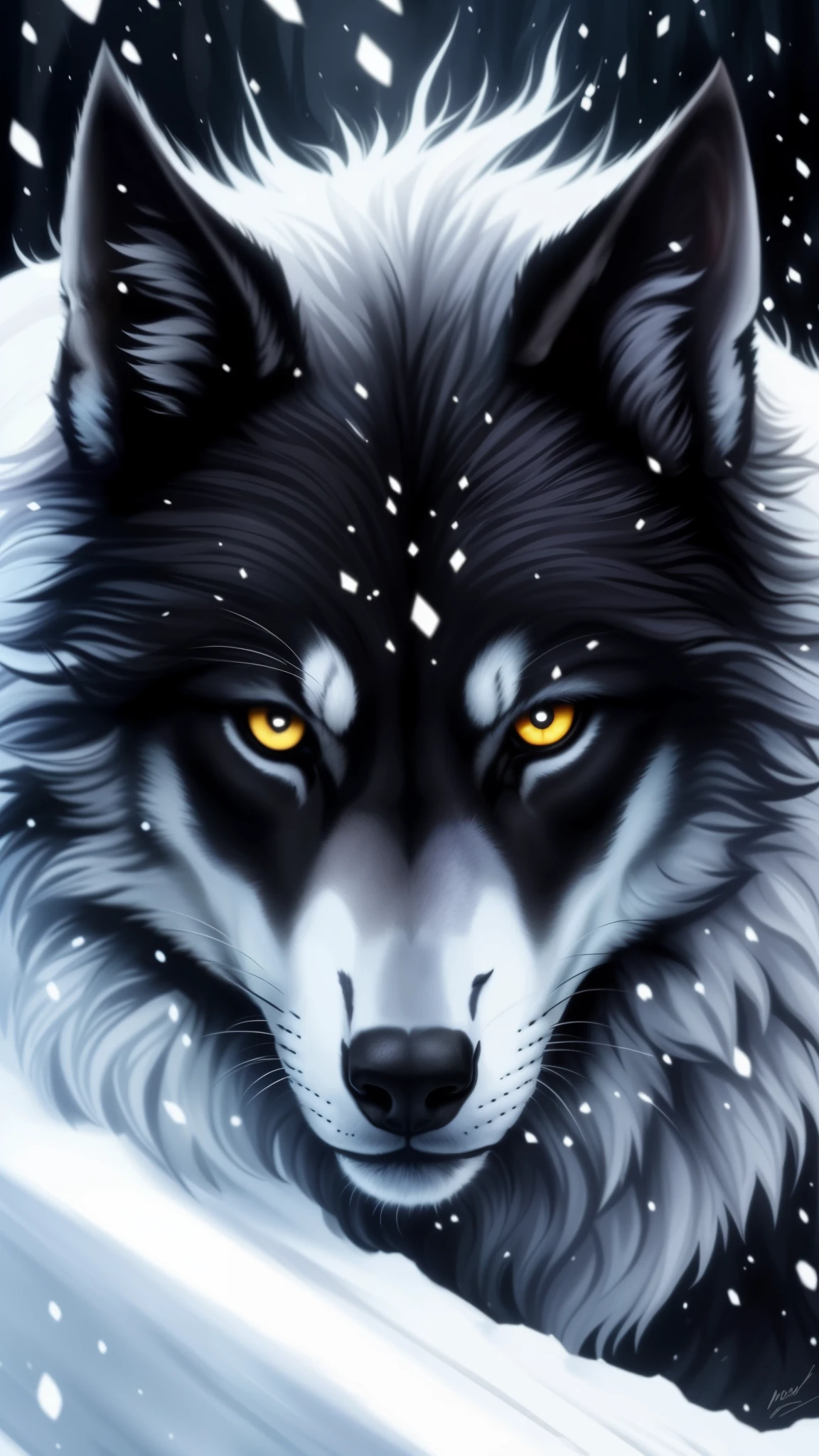 a painting of a No or with blood on the face, Lobo no inferno, No or, photo of No or, portrait of No or fantasy, imagem do avatar, He ad No or, Grim - Lobo, Big No or, portrait of No or, No or, No or alp ha head, wolp, foto de perfil, AngieNo or, No or, alto detalhamen to), He has No or yellow eyes, Meio Lobo, No or dark grey