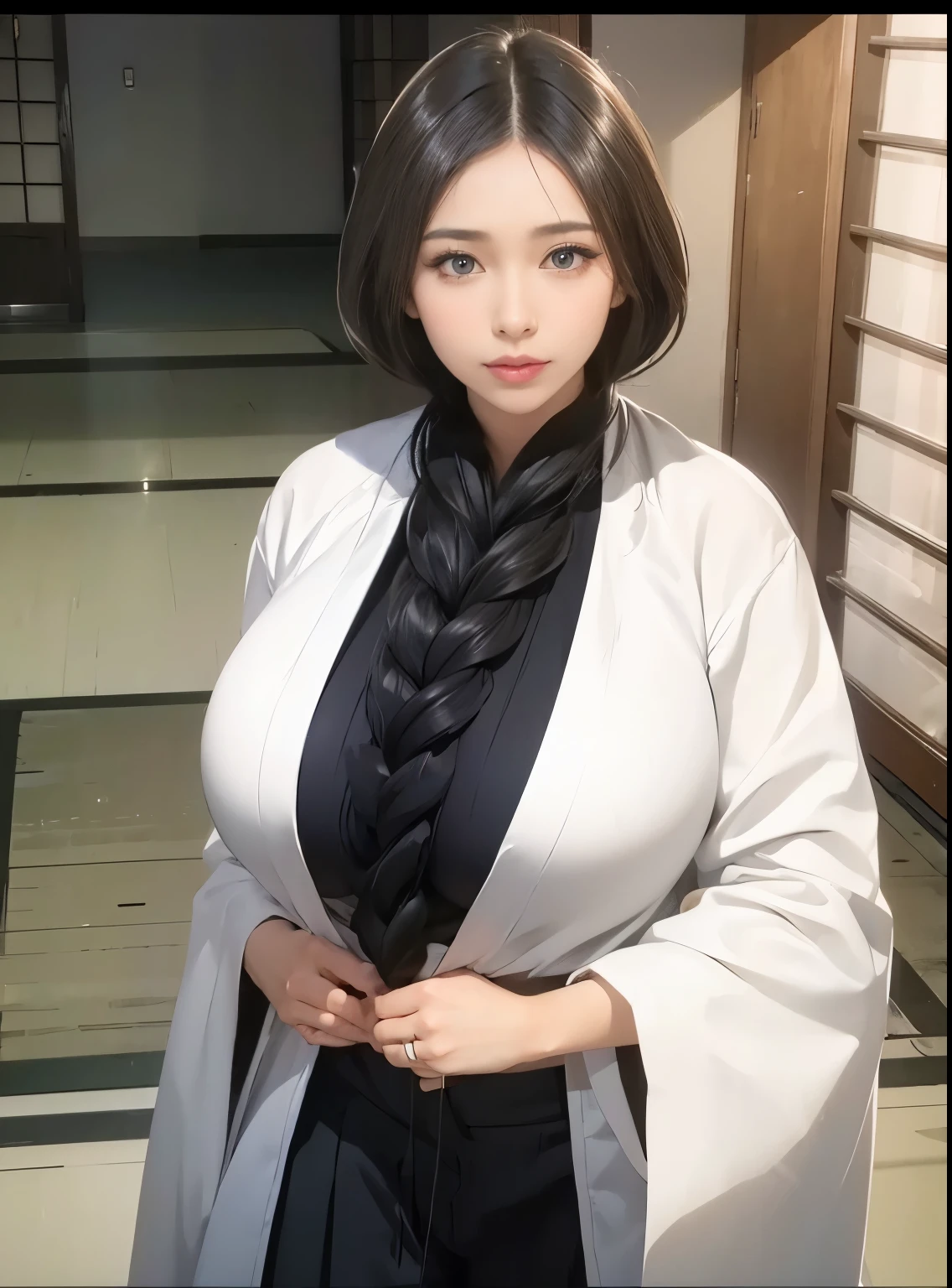 1girl,huge breast, very big breast, oppai, high quality, ultra detailed, masterpiece, realistic, sexy body