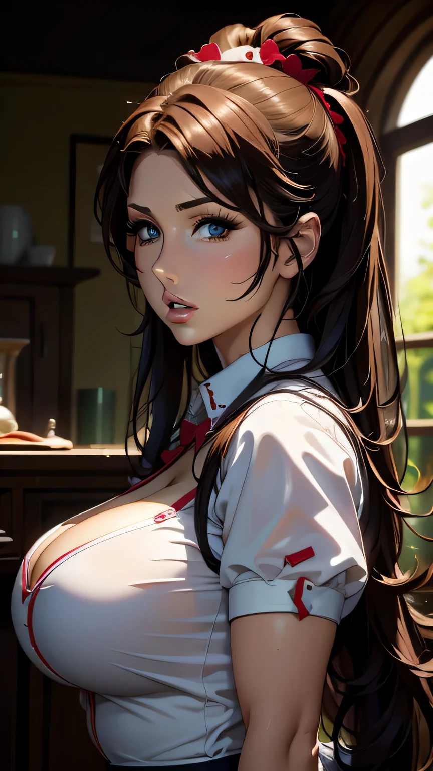 Lucy Pinder, portrait, maid, masterpiece, 最high quality, high quality, High resolution,