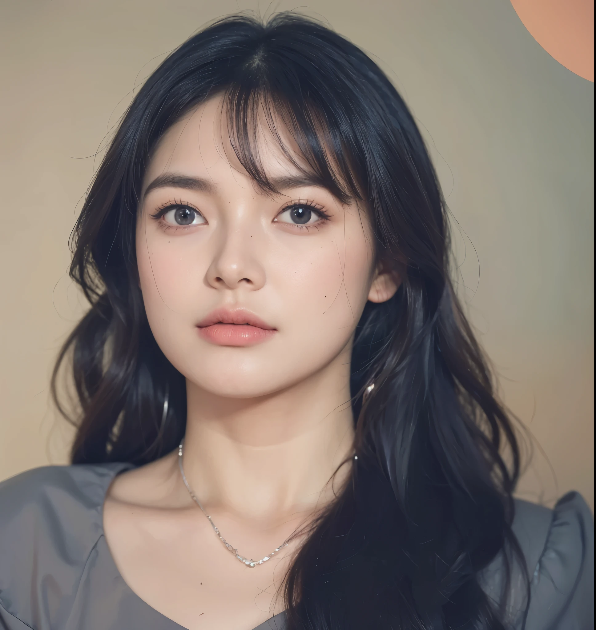 Best quality, masterpiece, high resolution, 1girl, porcelain dress, hair accessories, necklace, jewelry, beautiful face, on the body, Tyndall effect, realistic, dark studio, edge lighting, two-tone lighting, (high detail skin: 1.2), 8k UHD, dslr, soft light, high quality, volumetric ligh, photo, high resolution, 4k, 8k, background blur,