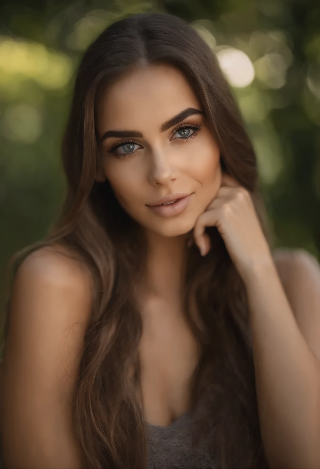 mulher safada totalmente , Garota sexy com olhos azuis, ultra realistic, meticulosamente detalhado, Retrato de Sophie Mudd, cabelo loiro e olhos grandes, selfie de uma jovem, olhos do quarto, Violeta Myers, sem maquiagem, maquiagem natural, looking directly at the camera, cara com artgram, maquiagem sutil, Impressionante foto de corpo inteiro, natureza, luz do sol, sorridente, busto de tamanho grande sexy