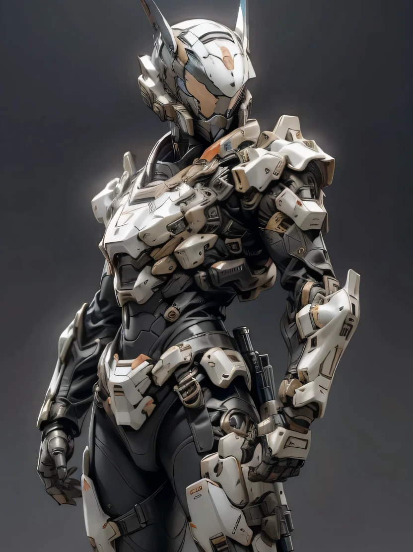 ((masterpiece、highest quality、Super detailed、High resolution、realistic、sharp focus、cinematic lighting))、1 adult female、supple physique、Feminine body shape、カウボーstomachショット、ハstomachコントラスト、military black reinforced armor suit、Helmet that covers the head and face、フルフェstomachスシールド、full armor、フルフェstomachスアーマー、black combat goggles、Detailed depiction of hands、looking at the viewer、((towards the viewer))、ラstomachフル、combat equipment、Backpack、ダstomachナミックなアクションポーズ、Came、Mecha、(stomach)