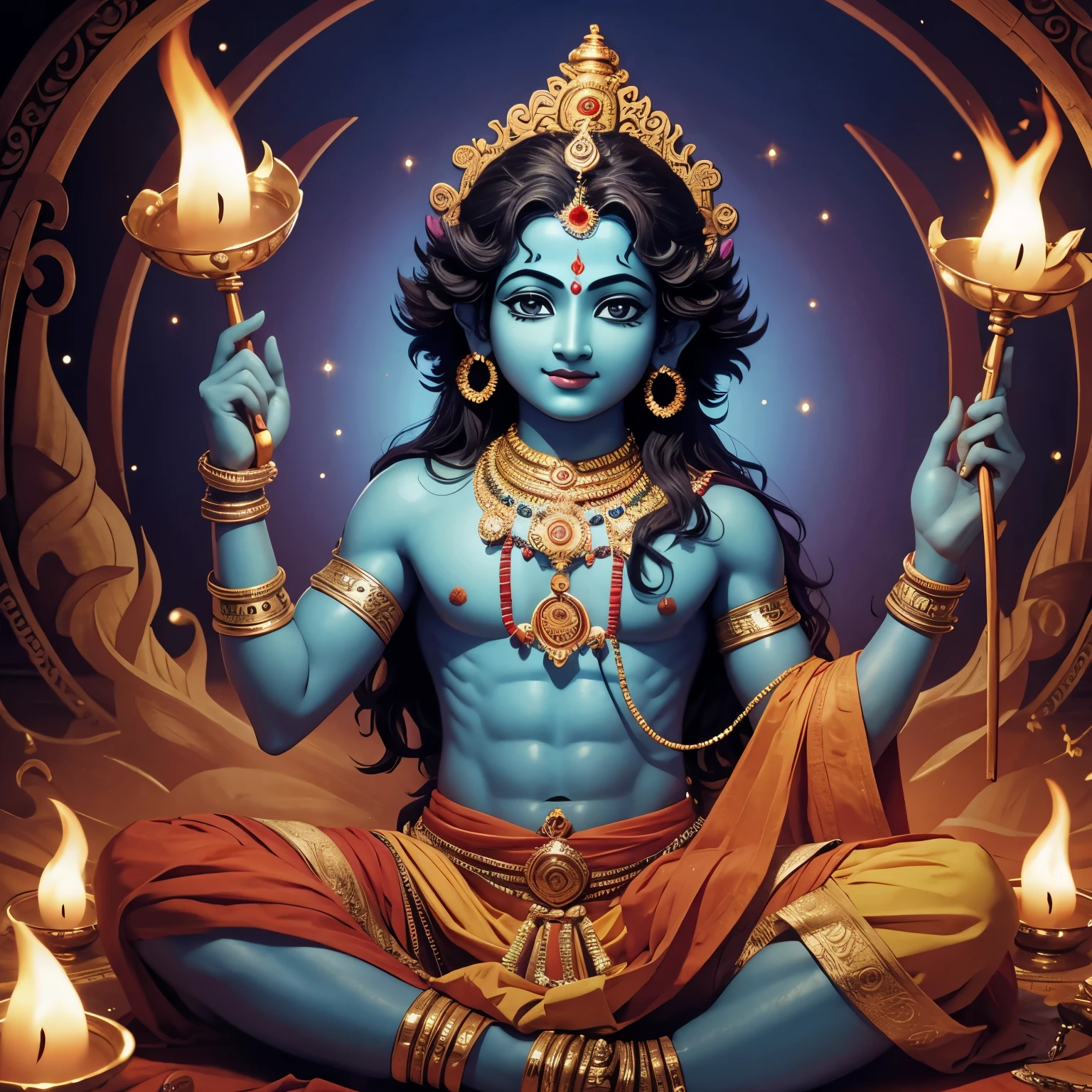 Hindu gods generat shree Krishna